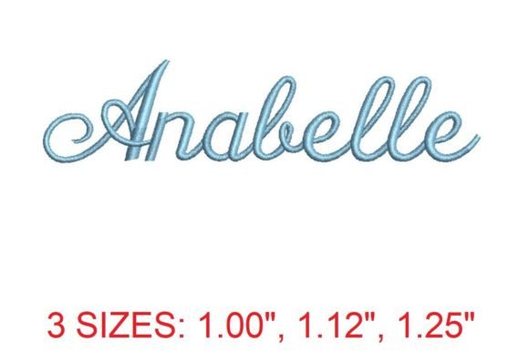 Annabelle Embroidery Font: Timeless Elegance for Modern Design