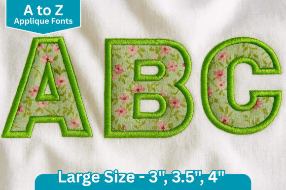 Bold Applique Block Embroidery Font: A Designer's Guide