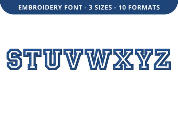 College Outline Font S to Z: A Design Asset for Bold Branding