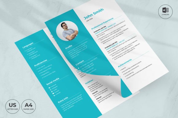 Dental Clinic Resume Template CV