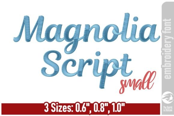 Elegant Embroidery: The Magnolia Script Font for Designers