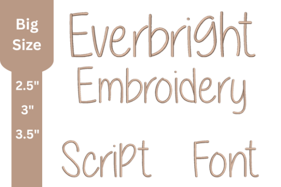 Elevate Projects with Professional Script Embroidery Font