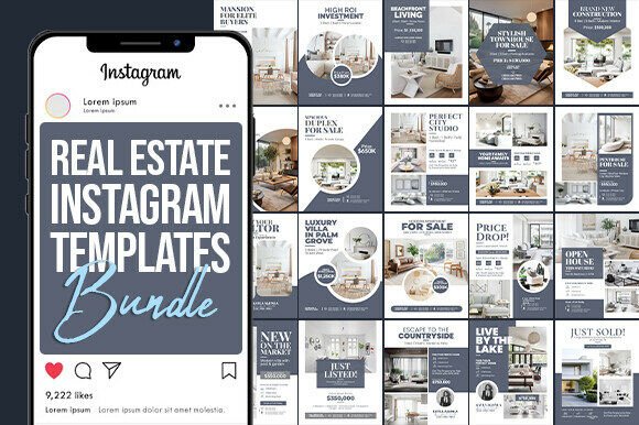Elevate Your Brand with Real Estate Instagram Templates