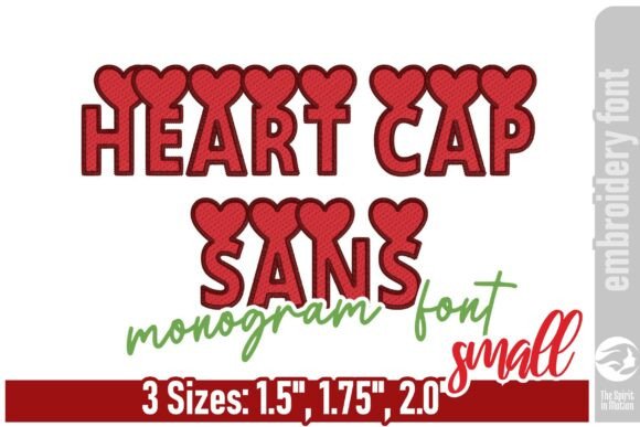 Heart Cap Sans: A Bold Monogram Font for Impactful Design