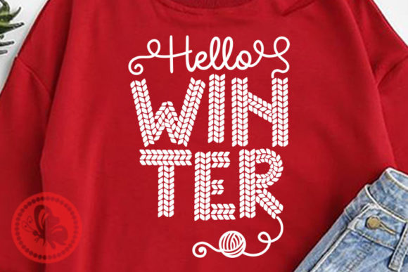 Hello Winter Clipart Yarn Font Christmas: A Designer's Guide