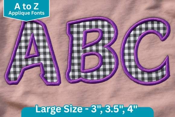 Joyful Curve Applique Embroidery Font: A Designer's Guide