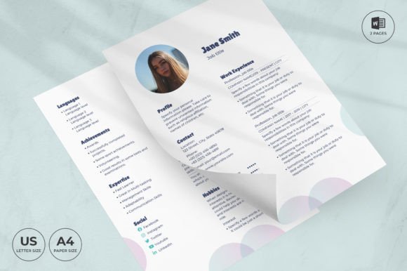 Laundry Resume Template CV: A Designer's Blueprint for Impact