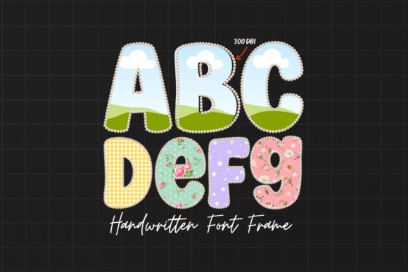 Pearl Font Alphabet Canva Frame Template: Design Guide