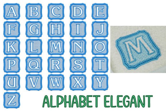 Timeless Embroidery Font: Elevate Your Brand with Classic Elegance