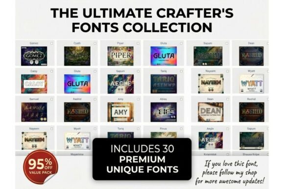 Ultimate Mega Font Bundle: Elevate Your Creative Projects